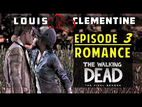 [Louis & Clementine] All Moments from Episode 3 - The Walking Dead (Louis x Clem Romance)