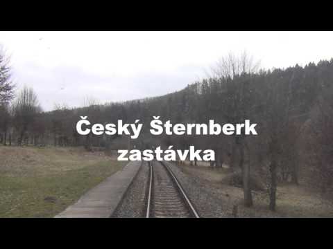 Trať Čerčany - Světlá nad Sázavou Timelapse ze stanoviště strojvedoucího, führerstandsmitfahrt