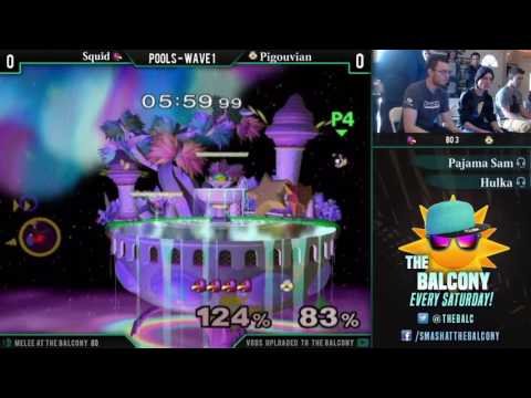 Melee @ the Balcony 80 - Pools ft. Squid (Falco) VS Pigouvian (Sheik)