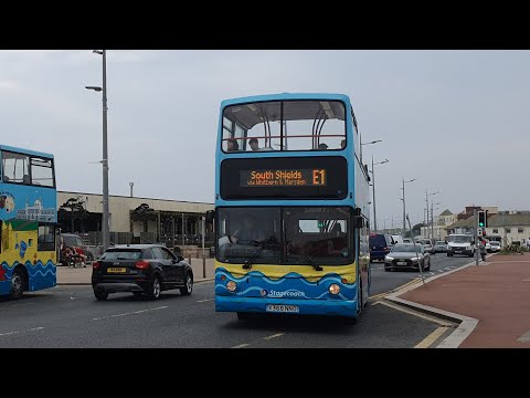 TOP DECK RIDE: Route 19 | X368NNO/17240 - Stagecoach North East: Dennis Trident/ALX400