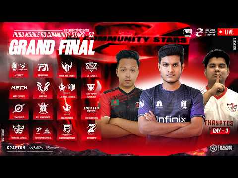 PUBG MOBILE RG COMMUNITY STARS S2 | GRAND FINALS [DAY 3]