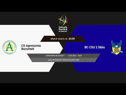 L1BM 2021-2022: Agronomia București - BC CSU Sibiu 2