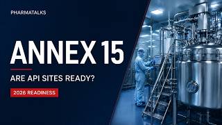 Annex 15 in 2026: Are API Sites Ready for Mandatory Validation