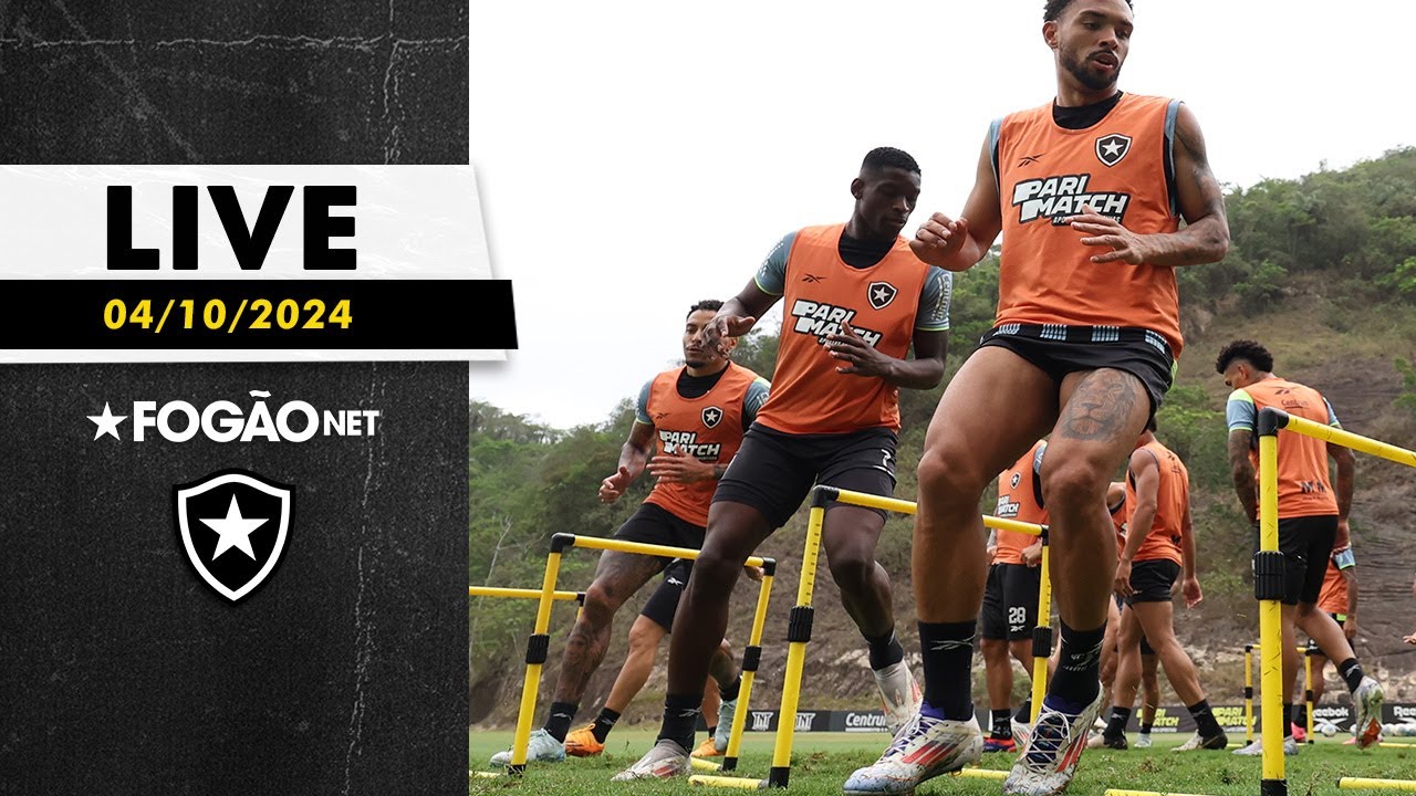 LIVE | Botafogo faz ajustes finais para encarar o Athletico-PR; dia de secar o Fortaleza