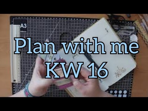 Plan with me KW16 | Bullet Journal | April | PWM deutsch