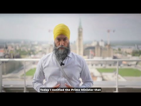 Ndp Leader Jagmeet Singh Pulls Out Of Supply And Confidence Agreement With Liberals