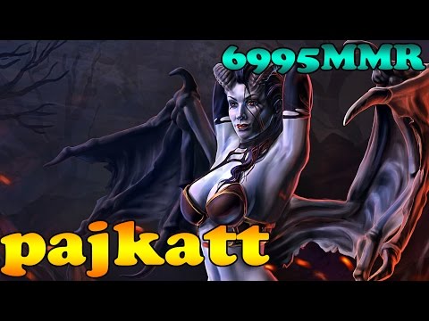 Dota 2 - pajkatt 6995 MMR Plays Queen of Pain Vol 3# - Ranked Match Gameplay!
