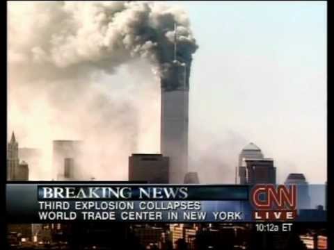 CNN 9/11 LIVE  TV Coverage 10:00 A.M - 10:15 A.M