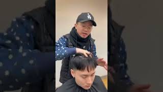 Watch This if you have FLAT ASIAN HAIR #barber #shorts
