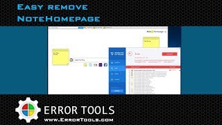 Guide for removing NoteHomepage Browser Hijacker
