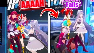 Biboo and Bae Accidentally Push IRyS Too Hard and she Ends up on the Floor【Hololive EN】