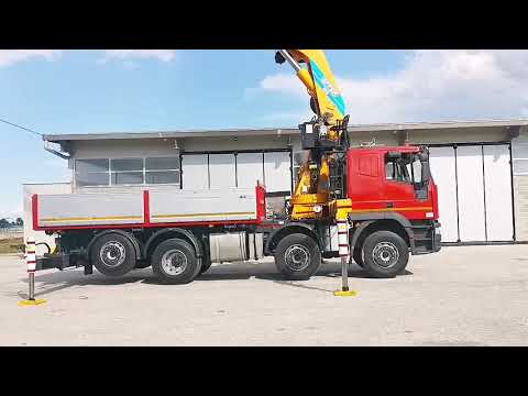 BRIV097 - Iveco Eurostar 440E42 Ribaltabile Trilaterale - Gru EFFER 680 / 22 Tons - 35 m