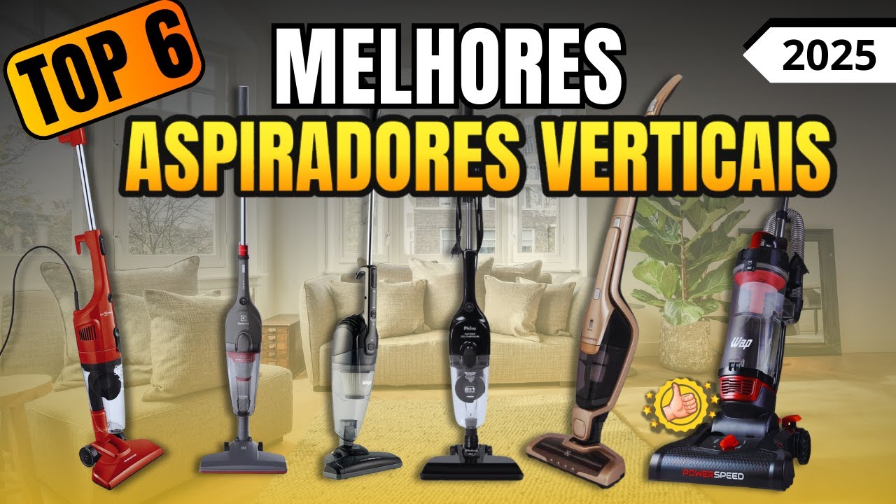 Os 6 MELHORES ASPIRADORES DE PÓ VERTICAIS de 2024!Qual o ASPIRADOR de pó com MELHOR CUSTO BENEFÍCIO?