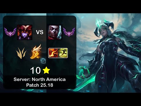 Shyvana Jungle vs Ekko - NA Master - Patch 25.18