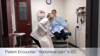 KCU CSR Patient Encounter  Abdominal Pain in the ED