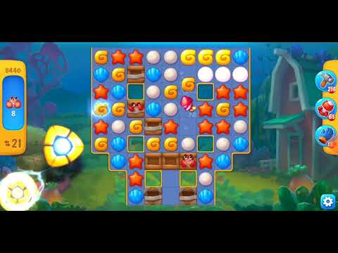 Fishdom. 8440 level no boosters and diamonds. 25 moves