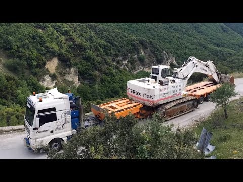 Transporting The Terex RH30-F Excavator - Fasoulas Heavy Transports