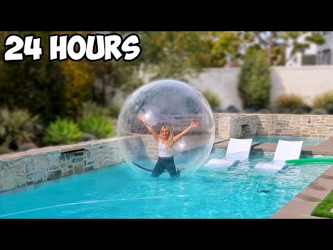 LIVING IN A BUBBLE FOR 24 HOURS!!!