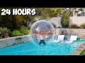 LIVING IN A BUBBLE FOR 24 HOURS!!!