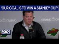 Minnesota Wild GM Bill Guerin: 'Our goal is to win a Stanley Cup'