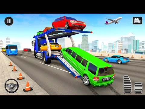 Grand Car Transport Truck Driving Simulator - Cargo Car Transporter Vehicle - Android GamePlay