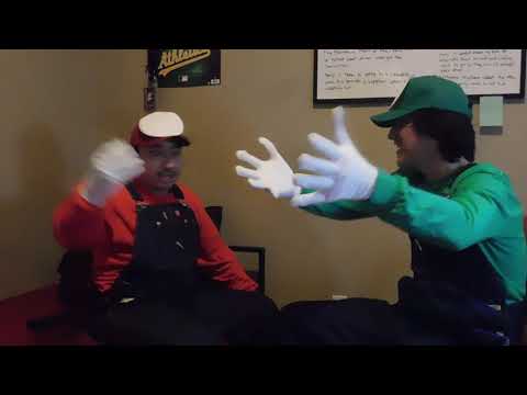 Mario and Luigi in quarantine