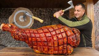 Roasted Giant Beef Leg Infused with Special Marinade!