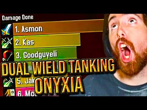 Asmongold SHATTERS DPS Meters Dual Wield Tanking Onyxia In Classic WoW