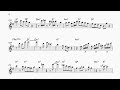 Dexter Gordon - "Our Love Is Here To Stay" Tenor Sax transcription (plus Eb transposition)