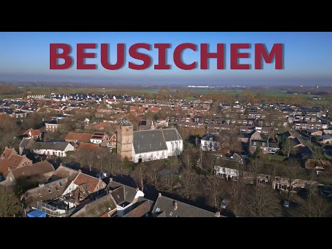 4K drone film - Beusichem, dorp in de Betuwe