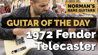Video thumbnail for Guitar of the Day: 1972 Fender Telecaster | Norman's Rare Guitars by Normans Rare Guitars