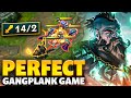The MOST PERFECT Gangplank Game In Season 13 So Far...