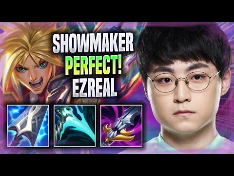 SHOWMAKER PERFECT GAME WITH EZREAL! - DK ShowMaker Plays Ezreal ADC vs Heimerdinger! | Season 2022