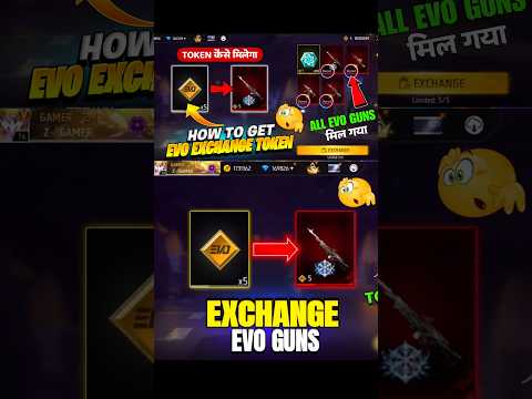 free fire new Evo Vault Event | Evo Gun Exchange Token | #shorts #freefire #freefirenewevent