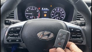 2018 Hyundai Sonata All Smart Keys Lost using Autel IM608 Pro2 and Xhorse XM38 Universal Smart Key
