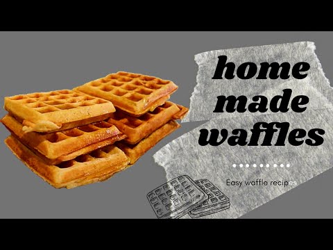 SIMPLY PERFECT CLASSIC WAFFLES/HOW TO MAKE WAFFLES