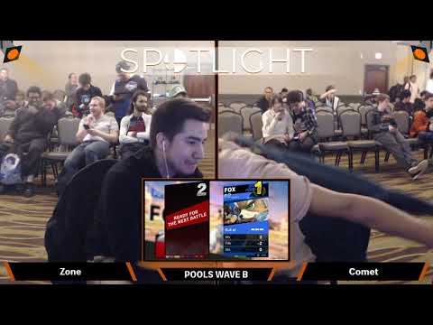 Spotlight Singles Pools - Zone (Captain Falcon) vs Comet (Fox)