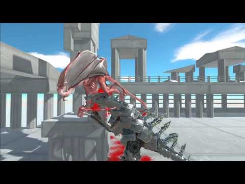 Godzilla can defeat by Gorgon ?!?!? Animal Revolt simulator