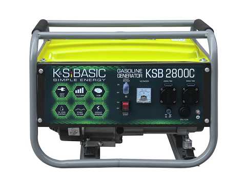 Groupe électrogène à essence K&S BASIC- KSB 2800C KONNER & SOHNEN