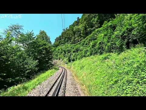 Teil 2 Führerstandsmitfahrt in Luzern - Interlaken Express Schweiz | Von Meiringen bis Giswil 4K HDR
