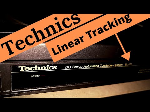 Technics SL-J11 Linear tracking turntable playing - The Agrestix  Welcome to hell, On the Prowl 7"
