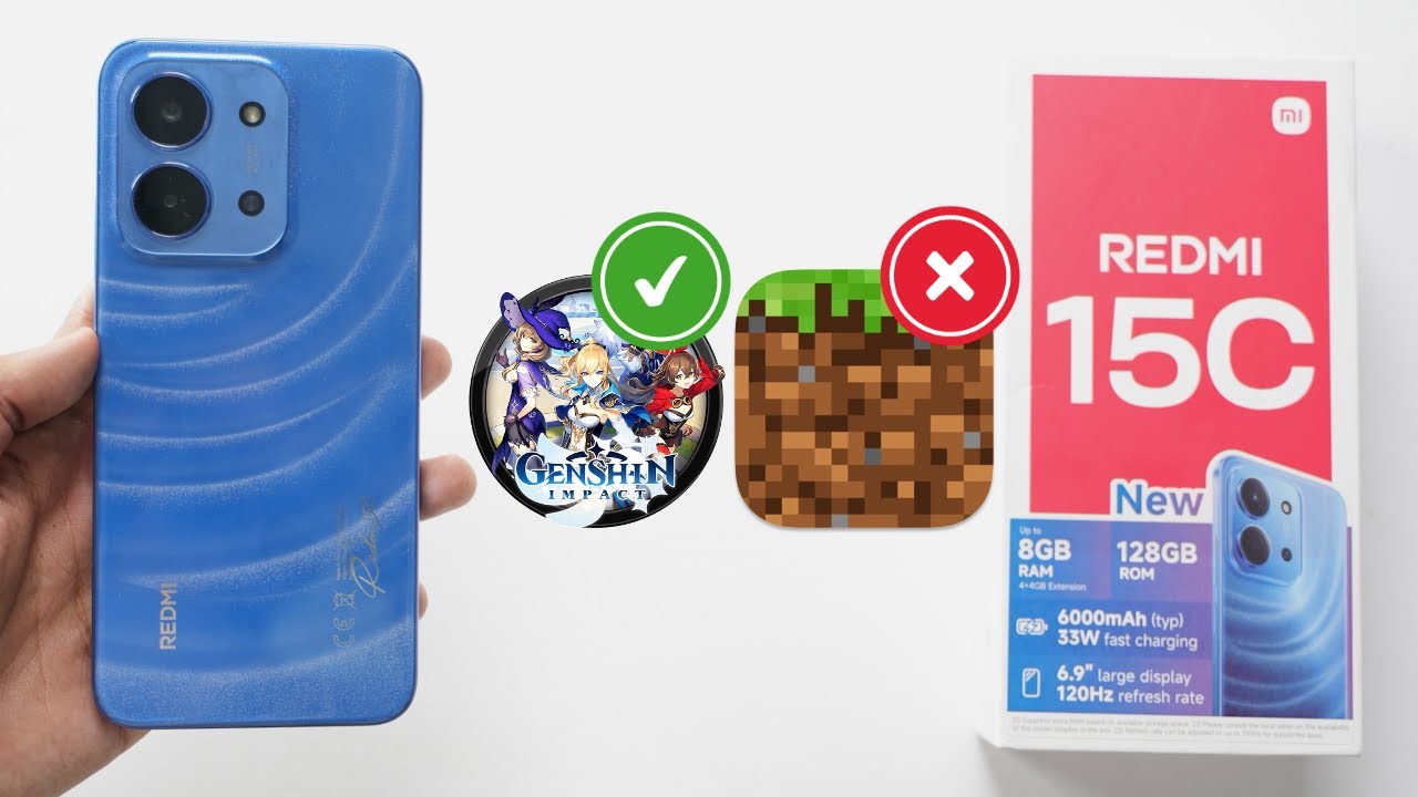 El celular más barato que encontré… ¿Corre juegos o es un pisapapeles? Redmi 15C | Gaming Test