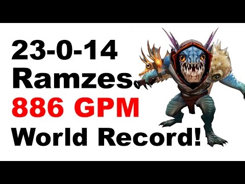 Ramzes666 Slark 23-0-14 - GPM World Record - 6.87 Dota 2