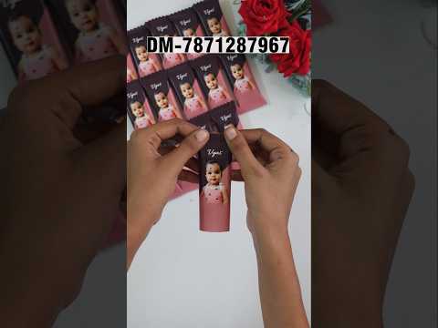 photo chocolate 🍫🍫 customized chocolate #shortsfeed #birthday #baby #gift #love #chocolate