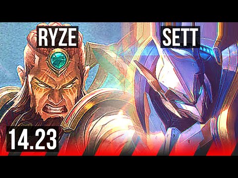 RYZE vs SETT (TOP) | KR Diamond | 14.23