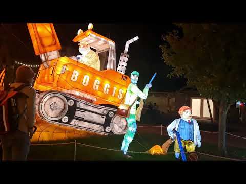 Fantastic Mr Fox The Wondrous World of Roald Dahl Longleat Festival of Light Christmas Lanterns 2022