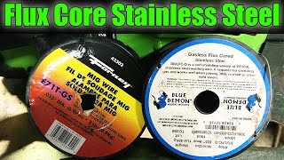 How to Weld Stainless Steel with a Flux Core Welder | Two options to weld Stainless Steel