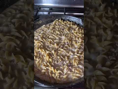 1 Pot Beef Stroganoff “Poor Mans” #foodie