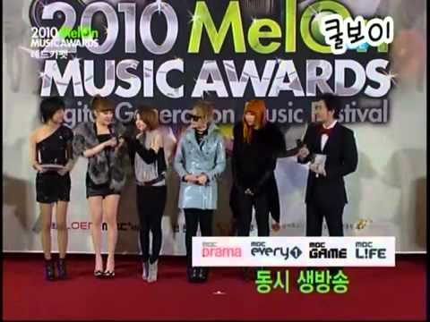 [15.12.2010] 2NE1 @ Melon Music Awards (Red carpet)