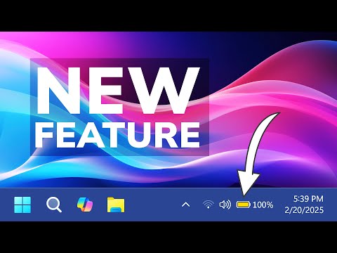How to Enable New Taskbar Battery Icon and Percentage in Windows 11 Release Preview or Main Release